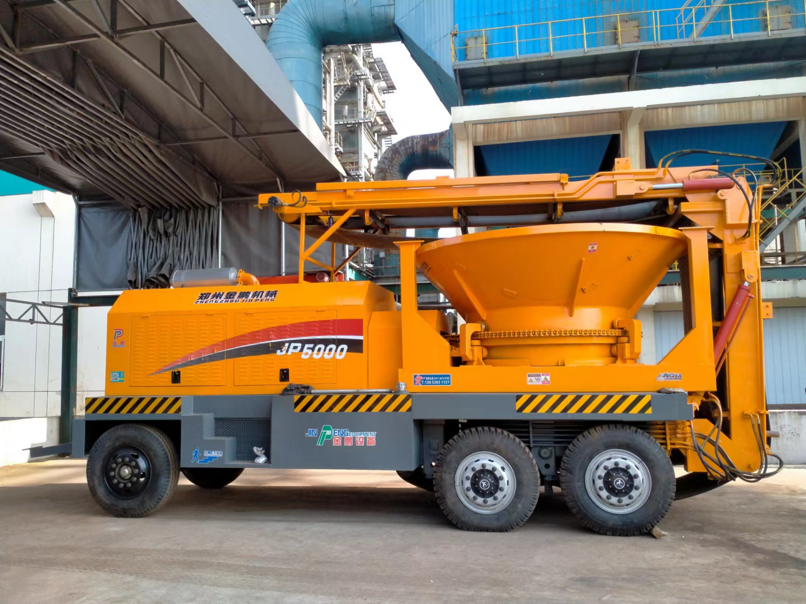 JP5000 Horizontal Grinder Diesel Drive Wood Waste Recycling Yard