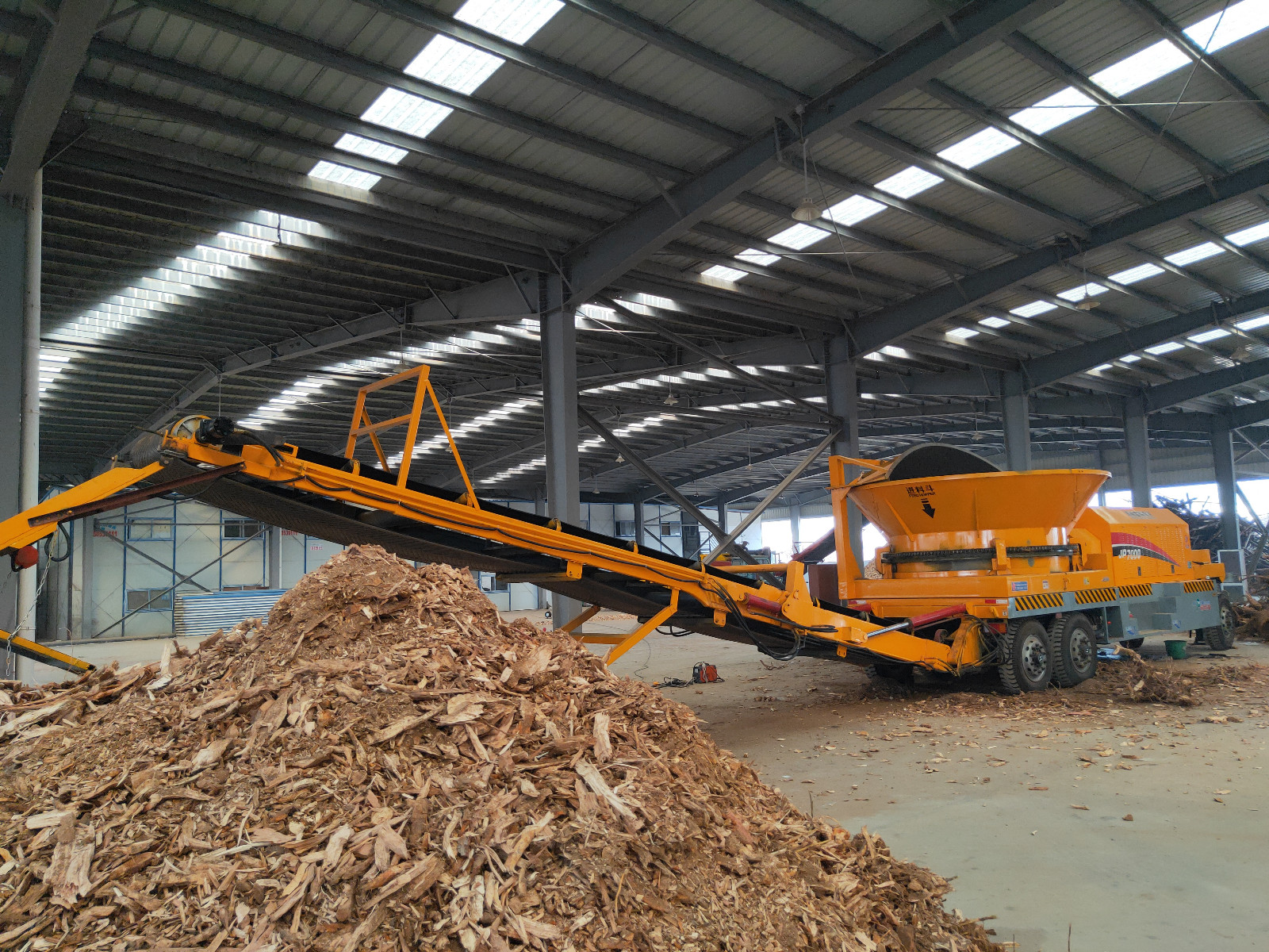 Mixed Wood Waste Processing Solution with JP2000, JP5000 and JP7000